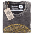 Nomad Sari Stonewashed Cotton T-Shirt – Chakra – Dark Grey – Medium