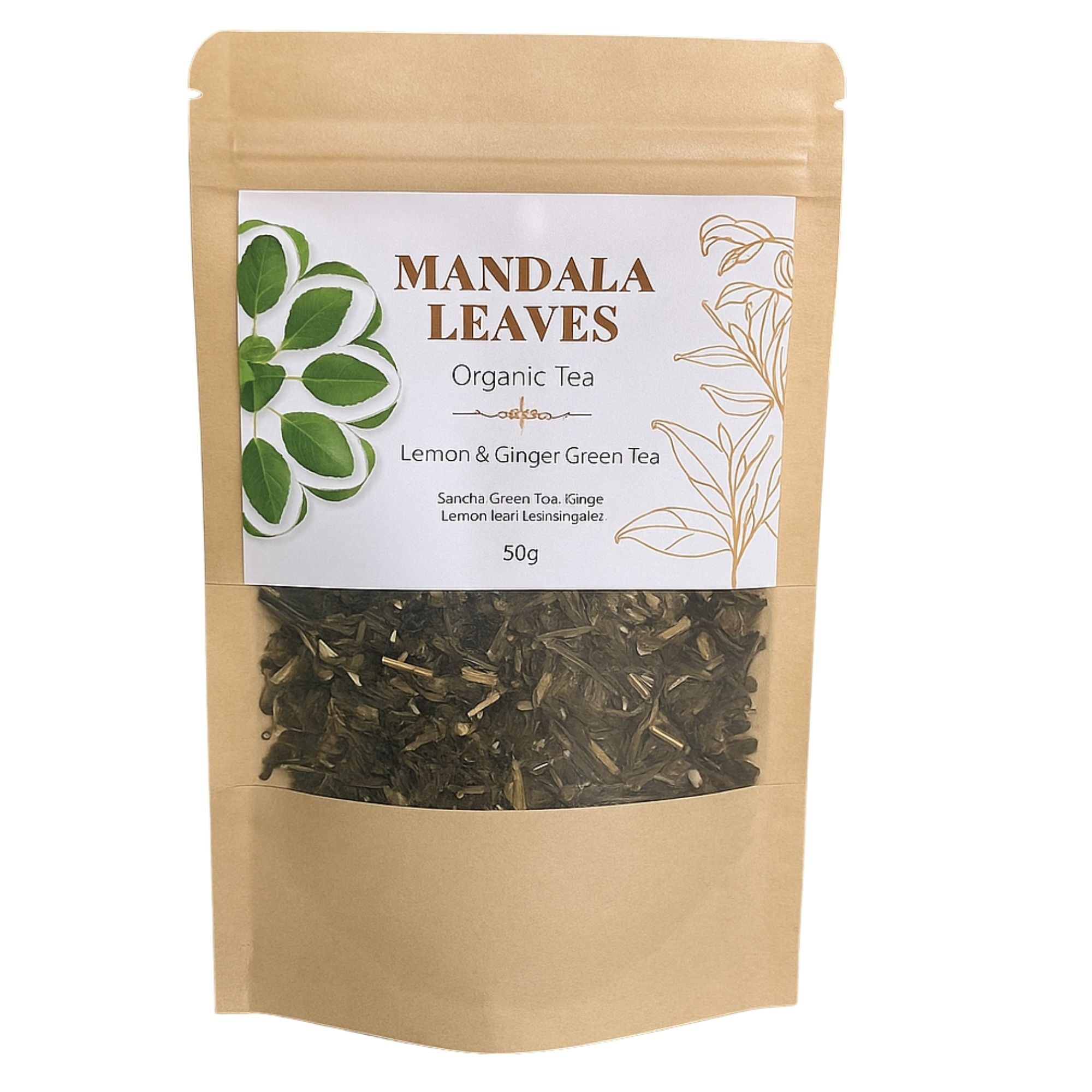 50g BIO Classic Green Tea with Lemon and Ginger