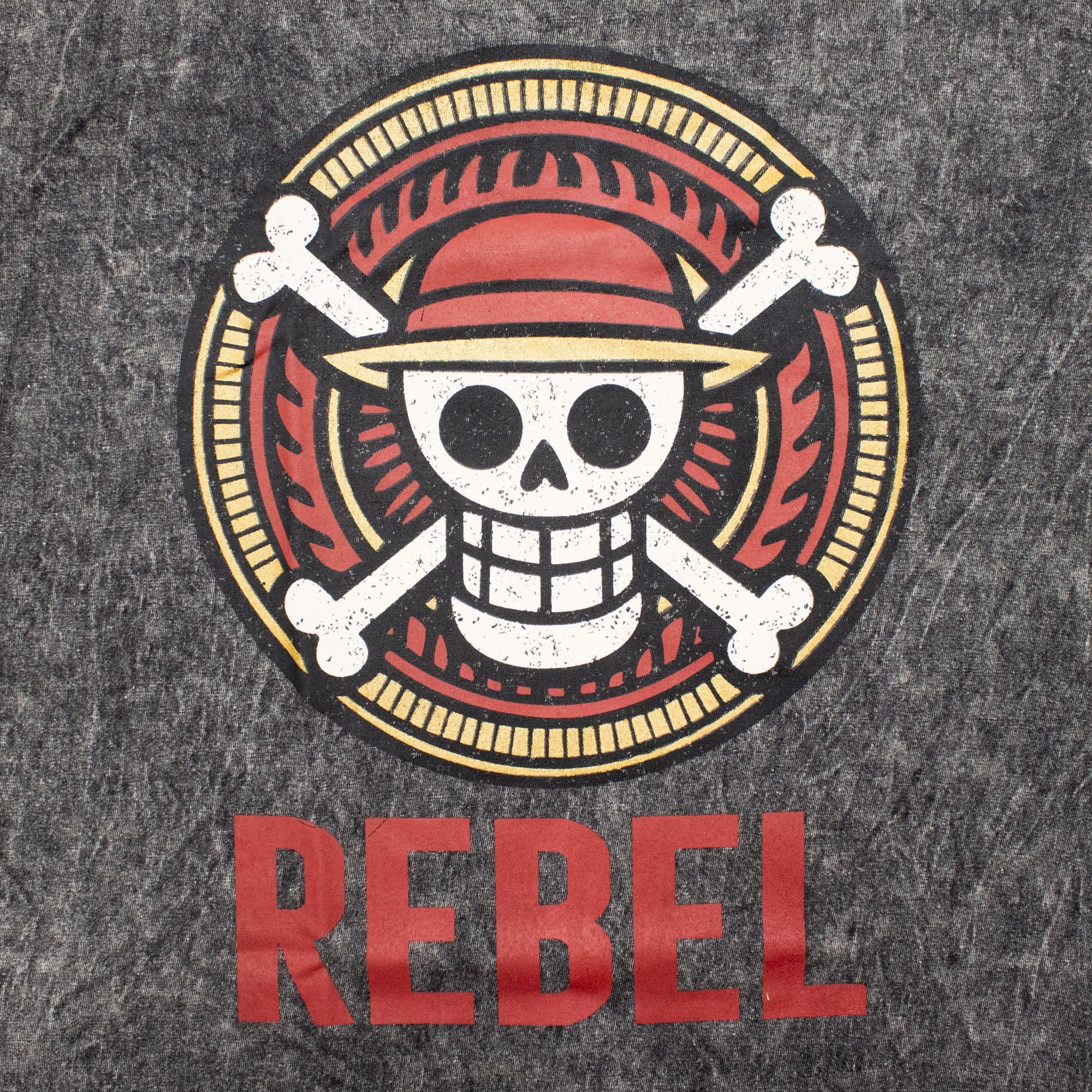 Nomad Sari Stonewashed Cotton T-Shirt - Rebel - Charcoal - Medium
