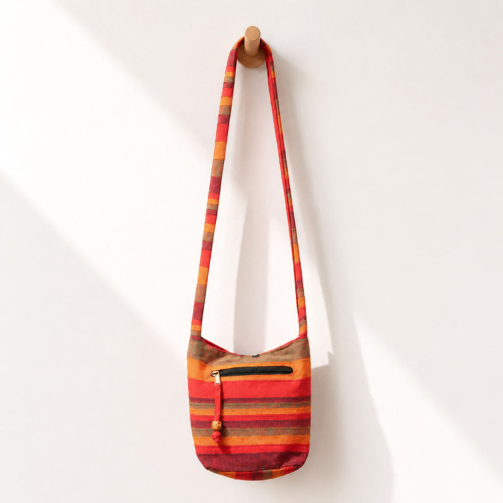 Borsa a tracolla Nepal - Arancione dell’alba