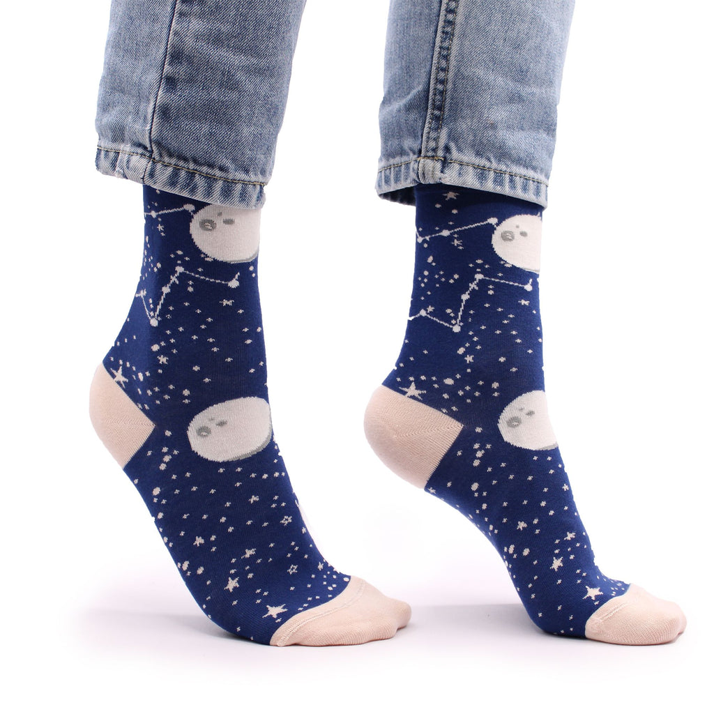 Calzini in bambù Hop Hare (36-40) – Passeggiata sulla luna