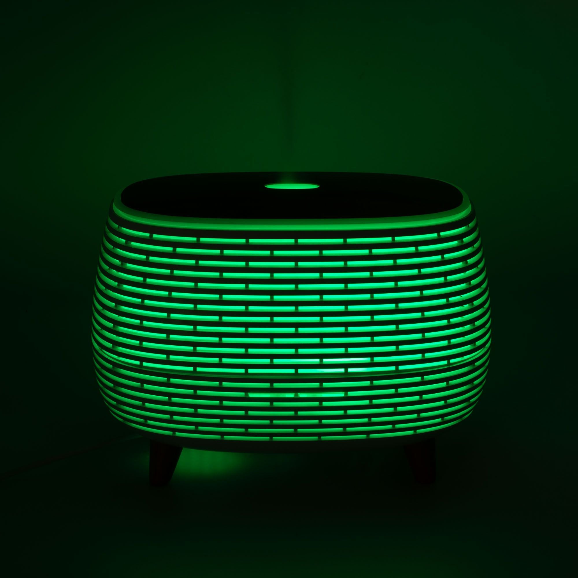 Diffusore di aromi a coste futuristico con luce che cambia colore