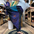 Yoga- und Festivalhosen – Aladdin-Himalaya-Print auf Lila