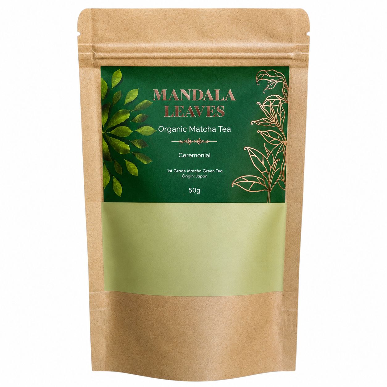 50g Tè matcha biologico cerimoniale – 1° grado