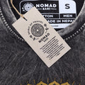 Nomad Sari Stonewashed Cotton T-Shirt – Mandala – Dark Grey – Small