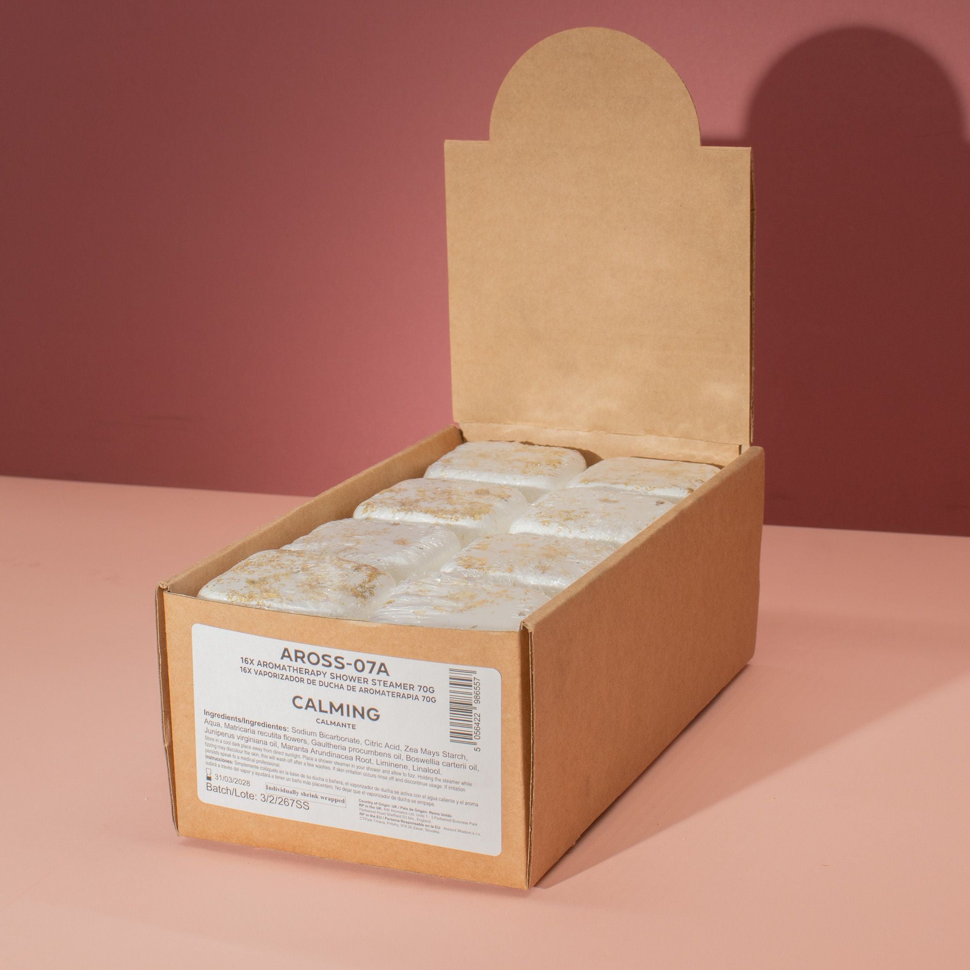 Pastiglia effervescente per doccia all'aromaterapia da 80g - Rilassante