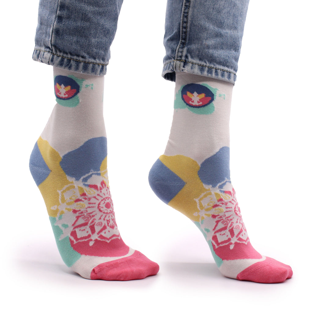Hop Hare Bamboo Socks (36-40) - Meditation 
