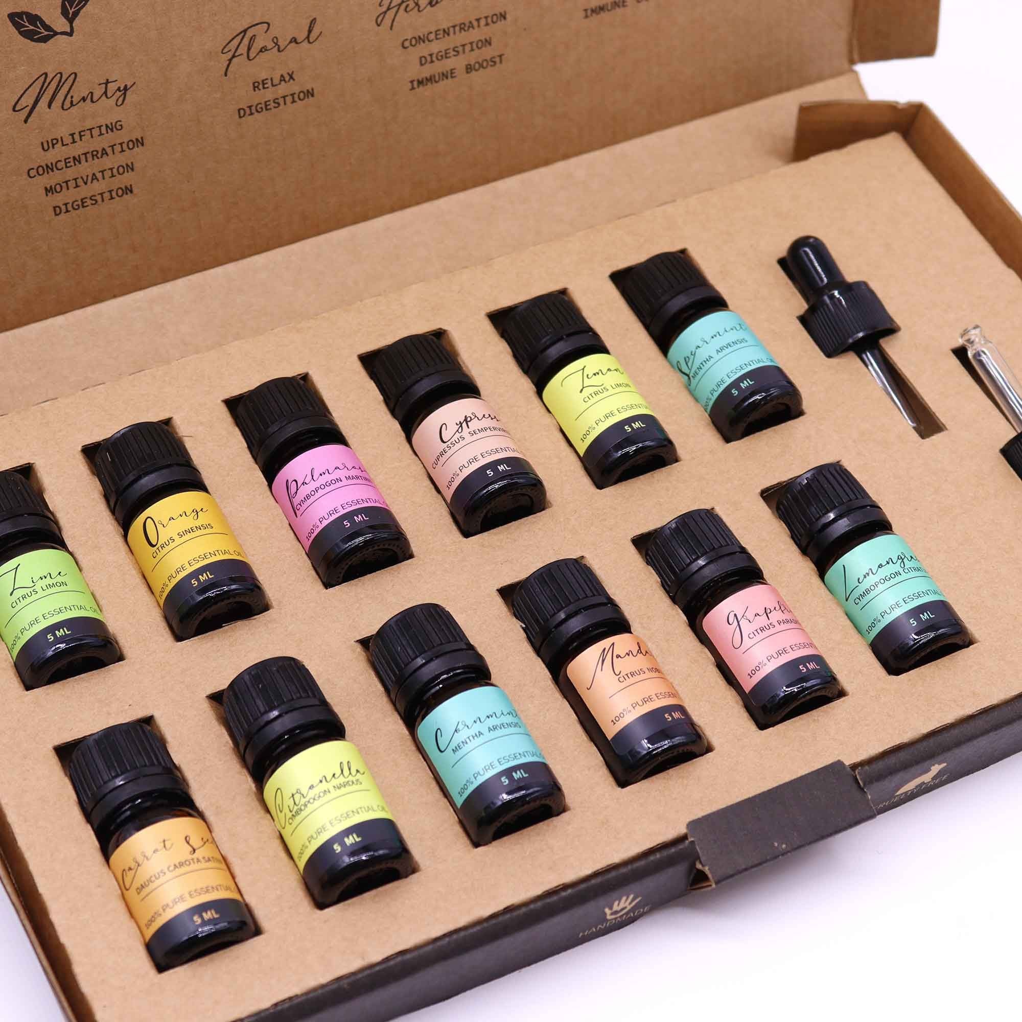 Set di oli essenziali per aromaterapia - Estate