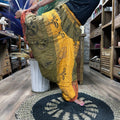 Yogahosen und Festivalhosen – Aladdin Himalaya-Print auf Orange