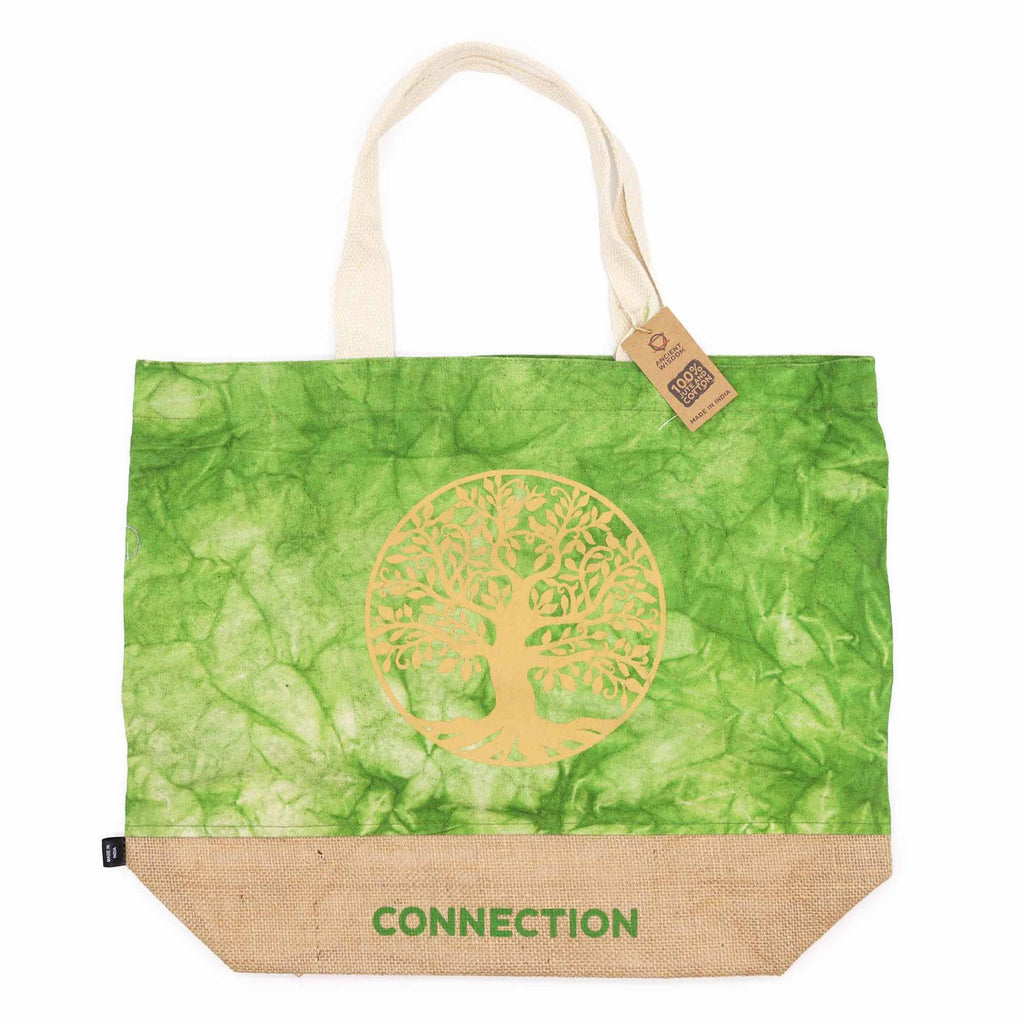 All Natural Bag – Green Stonewash – Lebensbaum – Verbindung