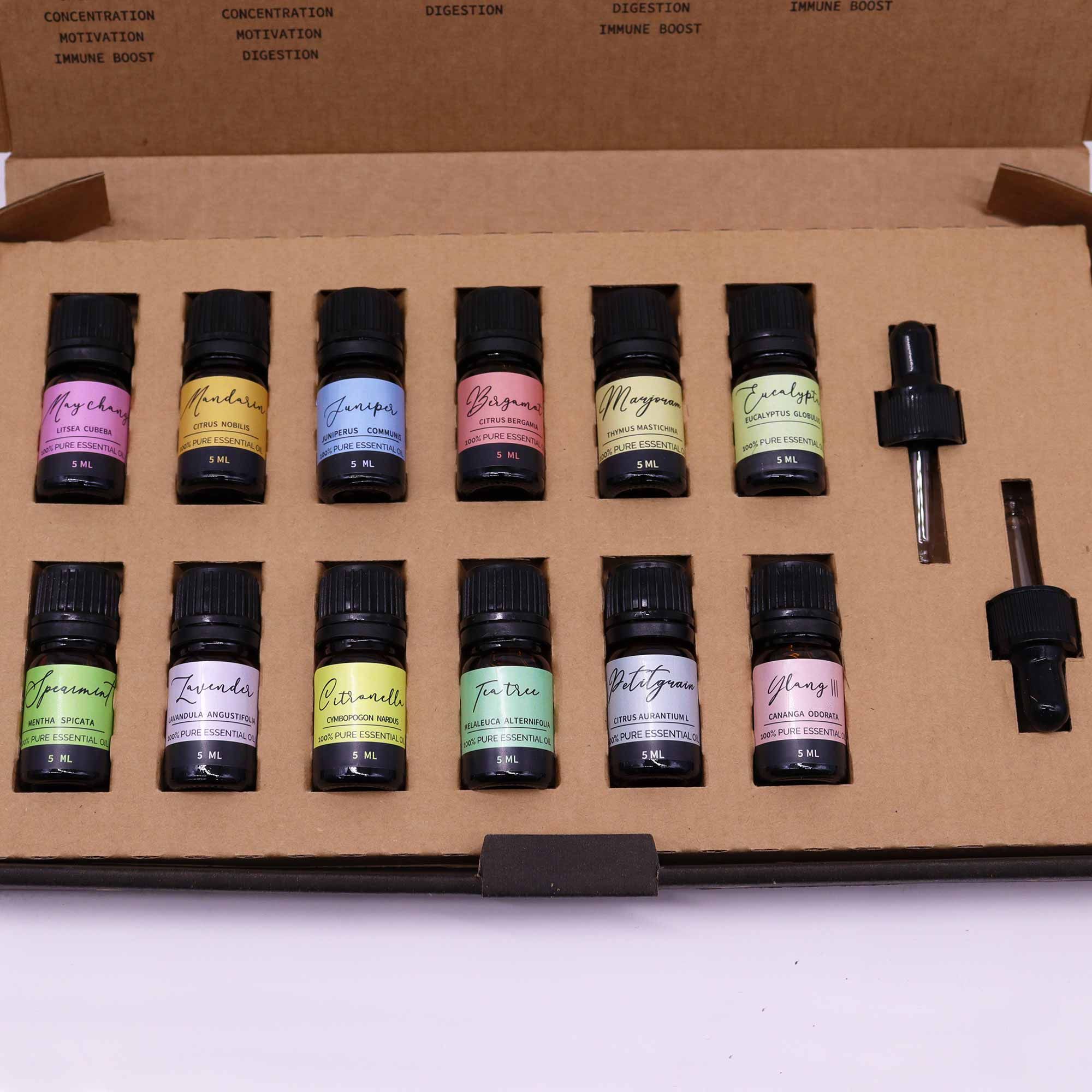 Set di oli essenziali per aromaterapia - Primavera