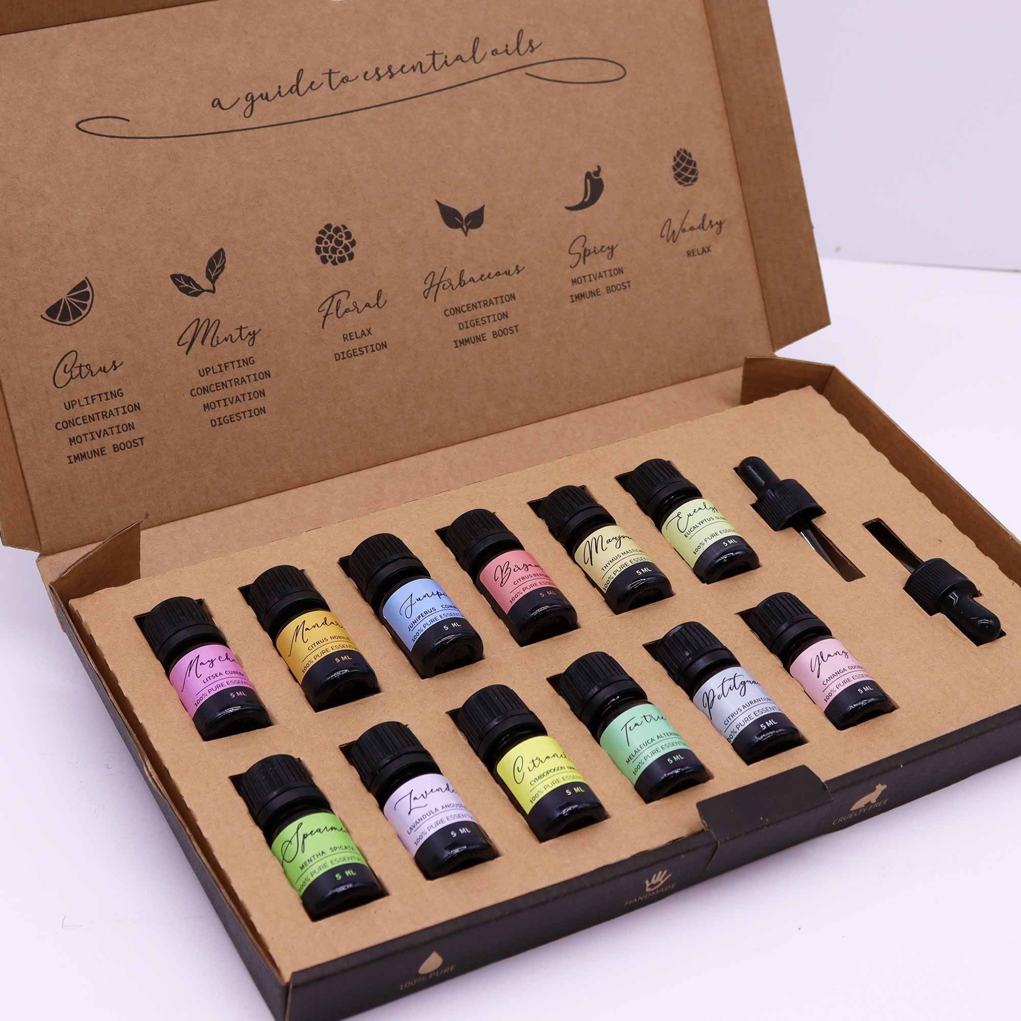 Set di oli essenziali per aromaterapia - Primavera