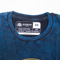 Nomad Sari Stonewashed Cotton T-Shirt - Stay Wild Moon Child - Blue - Medium
