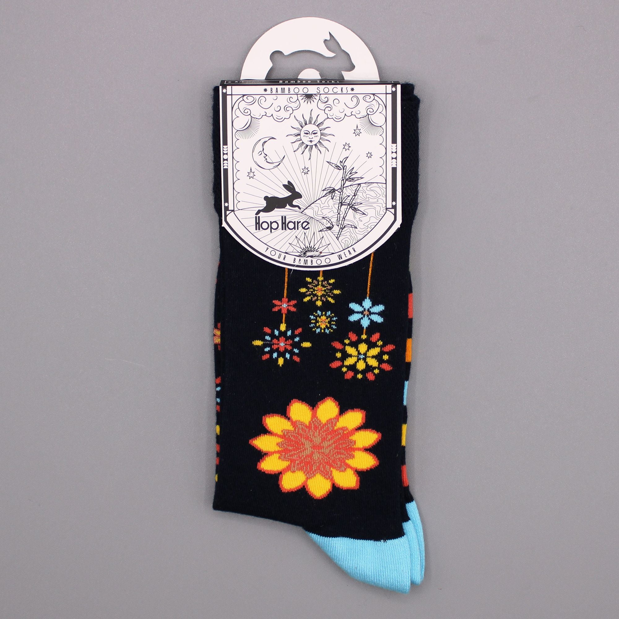 Hop Hare Bamboo Socks (36-40) - Mandala Flowers