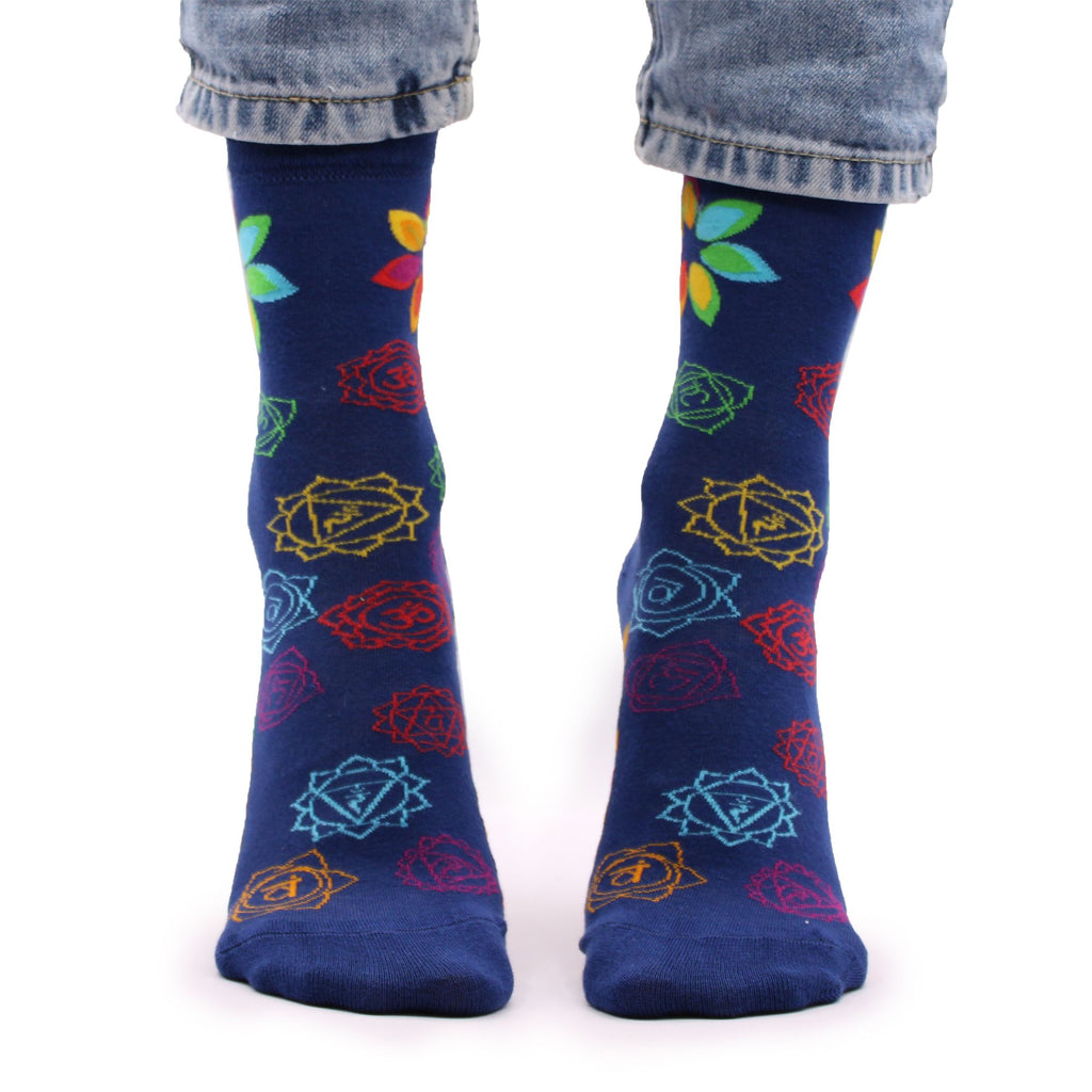 Calzini Hop Hare in bambù (36-40) - chakra arcobaleno