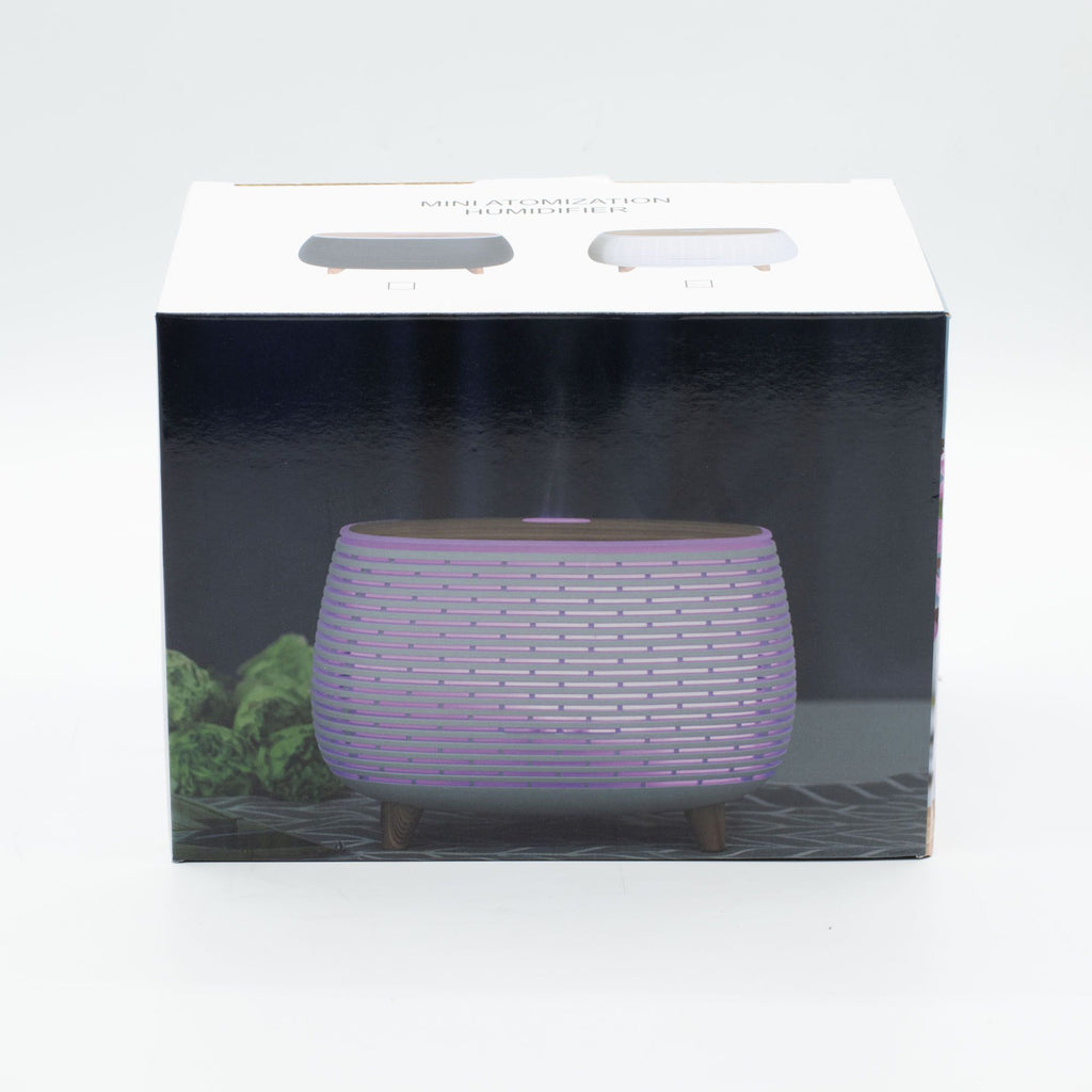 Diffusore di aromi a coste futuristico con luce che cambia colore