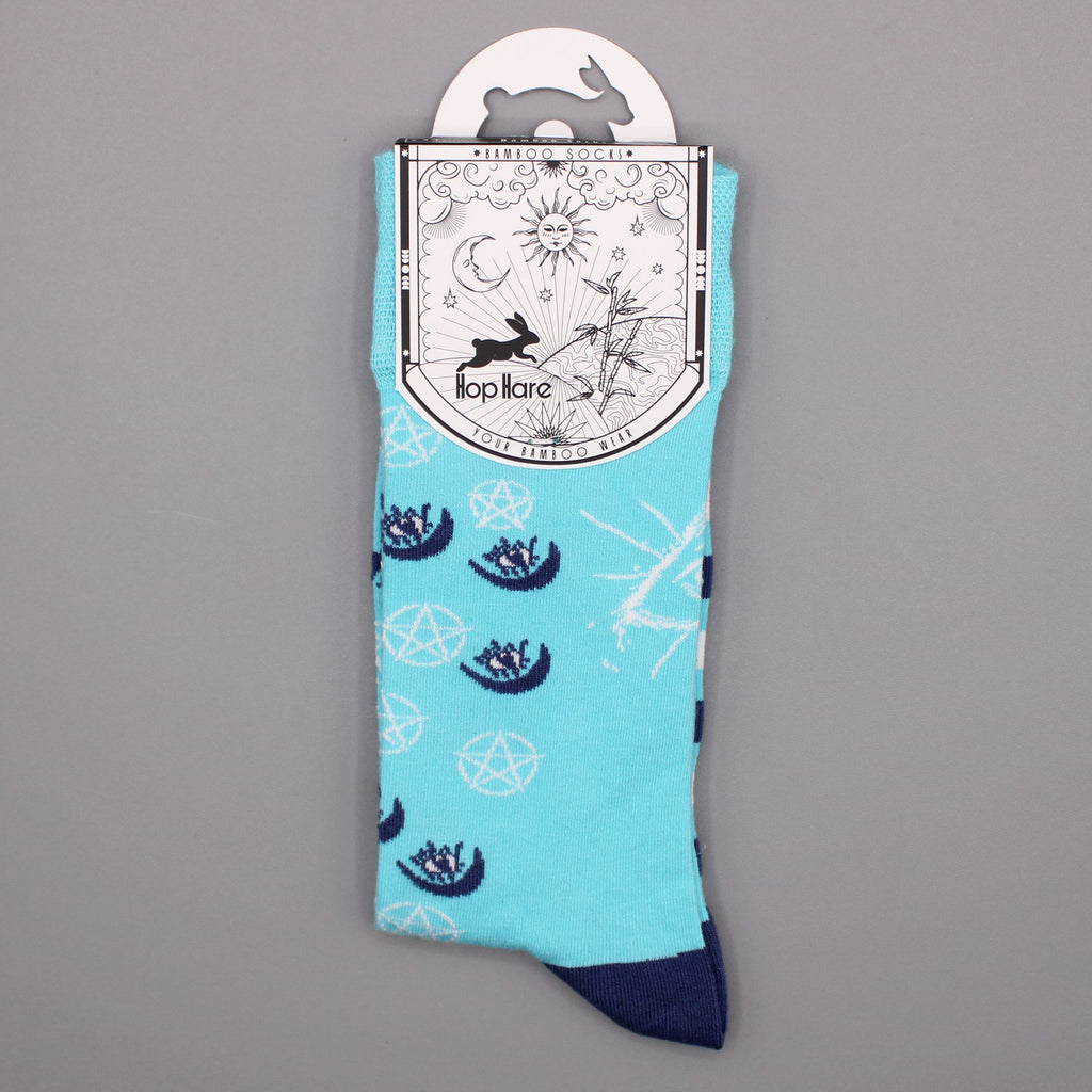 Hop Hare Bamboo Socks (36-40) - Pentagram and Evil Eye