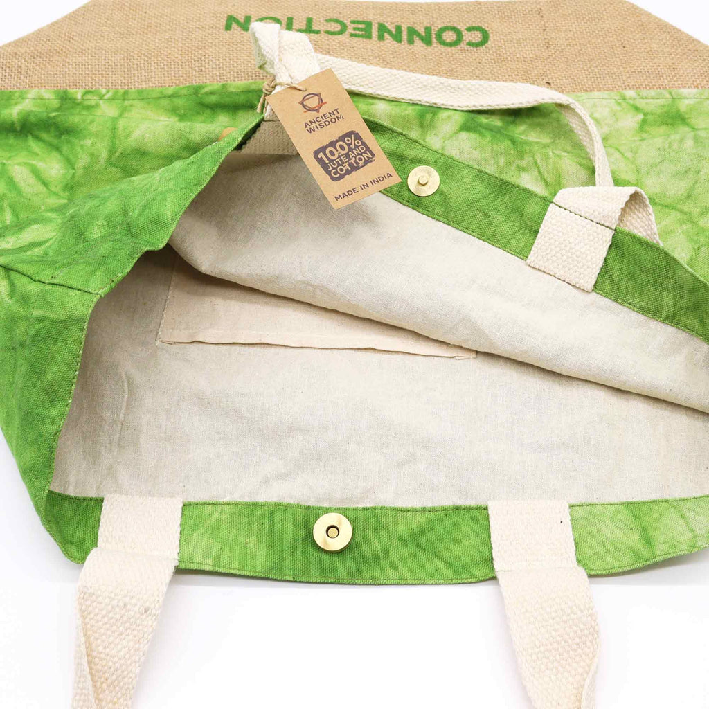 All Natural Bag – Grüne Stonewash – Lebensbaum – Verbindung
