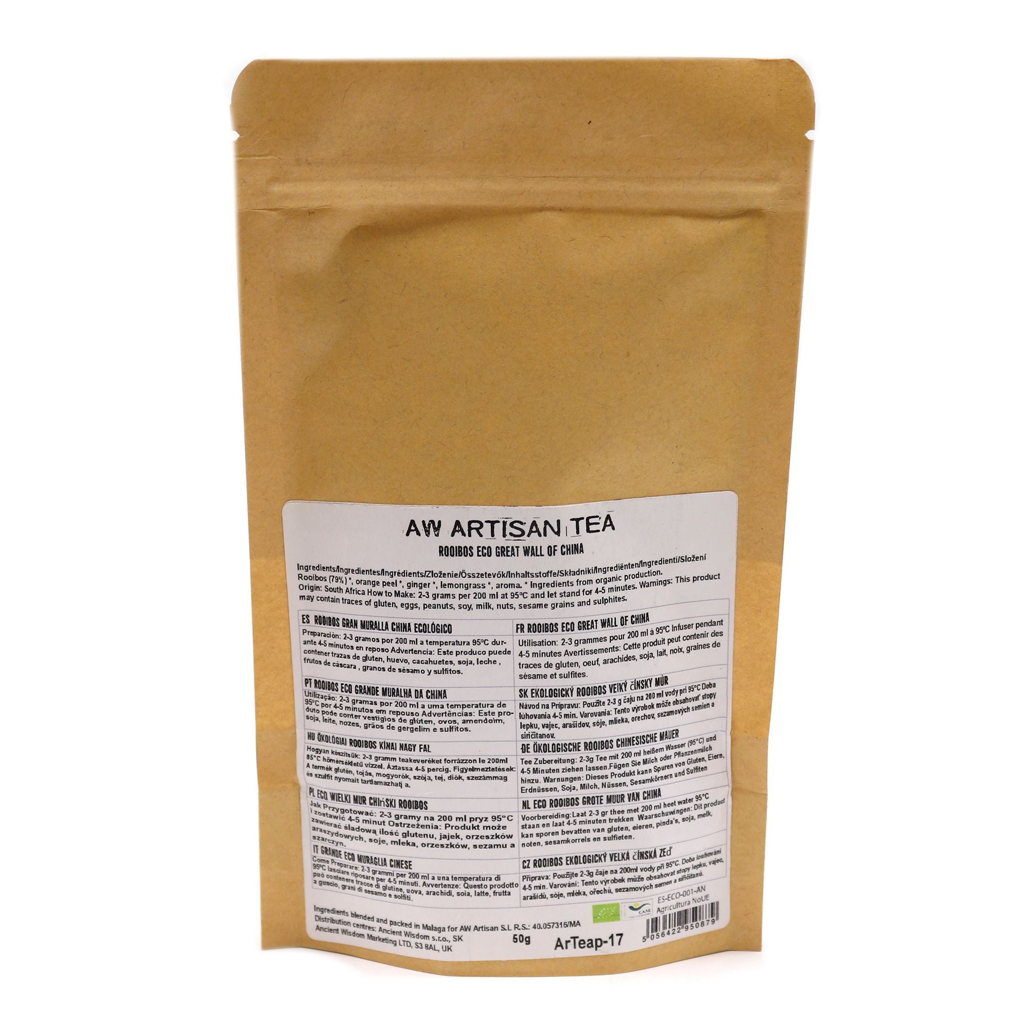 Rooibos Ecologico Grande Muraglia cinese da 50g
