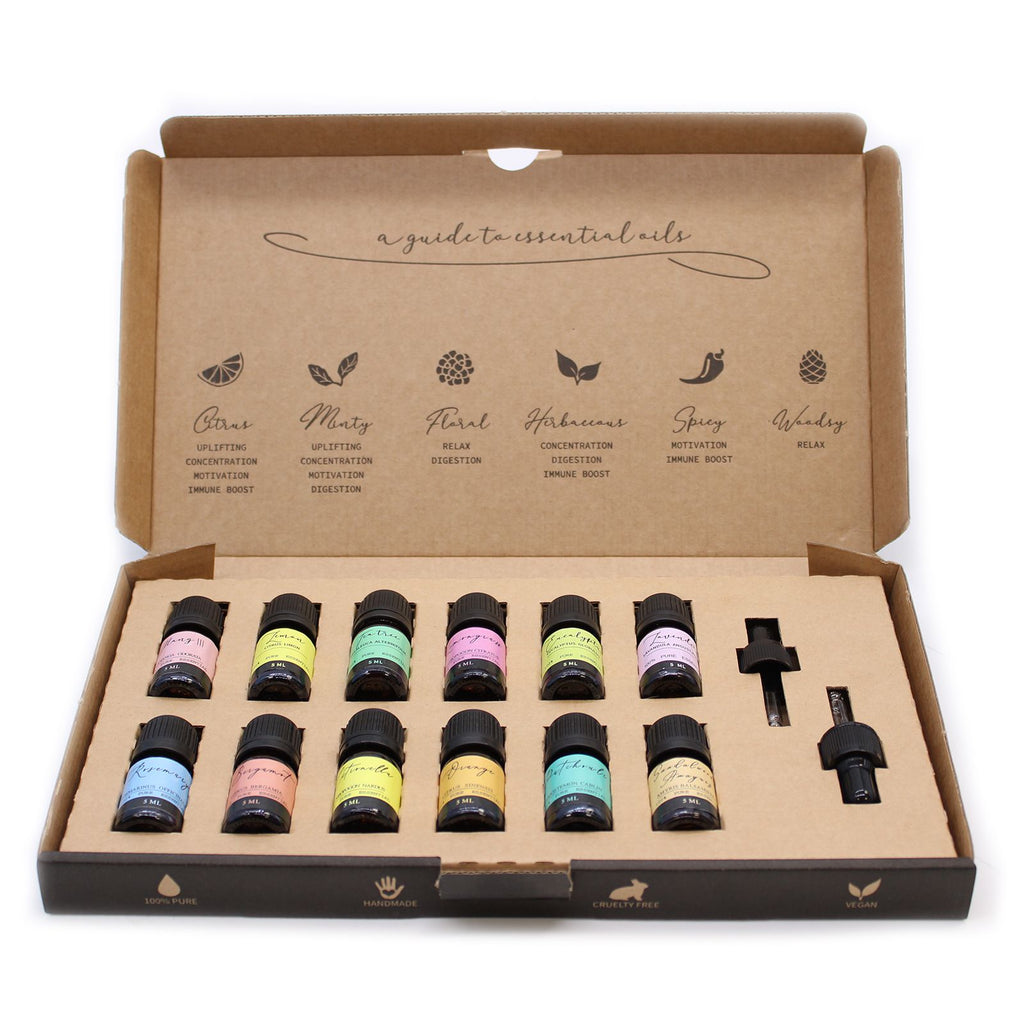 Aromatherapie-Set ätherischer Öle – Die Top 12