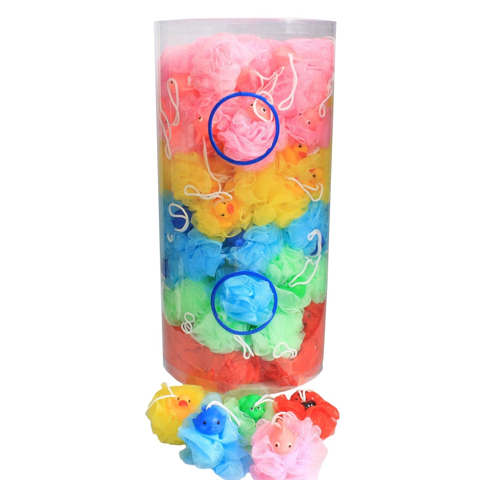Squeaky Toy Scrunchies 5 asst (display tube) - 30gm