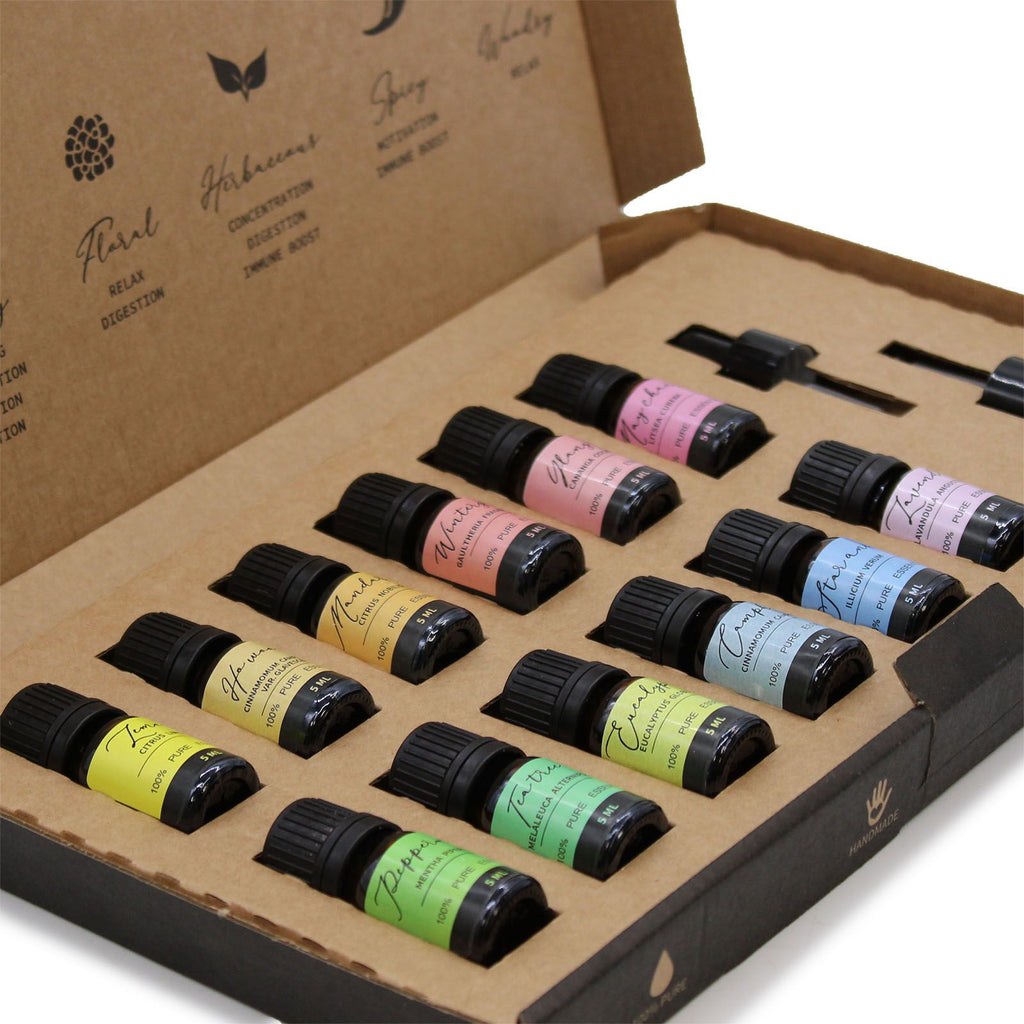 Aromatherapie-Set mit ätherischen Ölen - Starter-Set