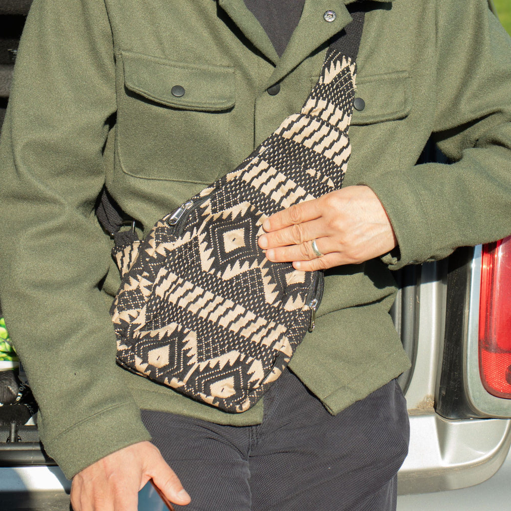 Jacquard-Taschen Natur – Desert Loom – Umhängetasche