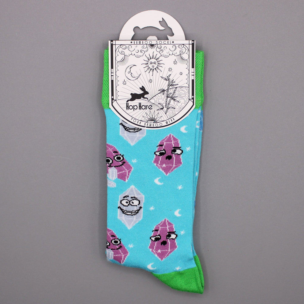Hop Hare Bamboo Socks (36-40) - Lucky Gemstones
