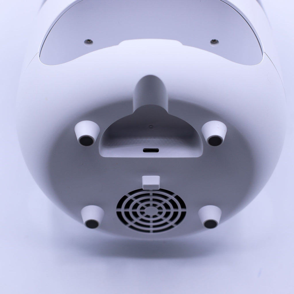 Salzstein-Flammeneffekt Aroma Diffusor – Weiß USB – Farbwechsel und Timer