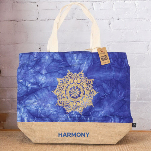 All Natural Tasche – Blau Stonewash – Mandala – Harmonie
