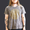 Nomad Sari Stonewashed Cotton T-Shirt – Mandala – Dark Grey – Large