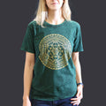 T-shirt in cotone stonewashed Nomad Sari – Chakra – Verde – Piccolo