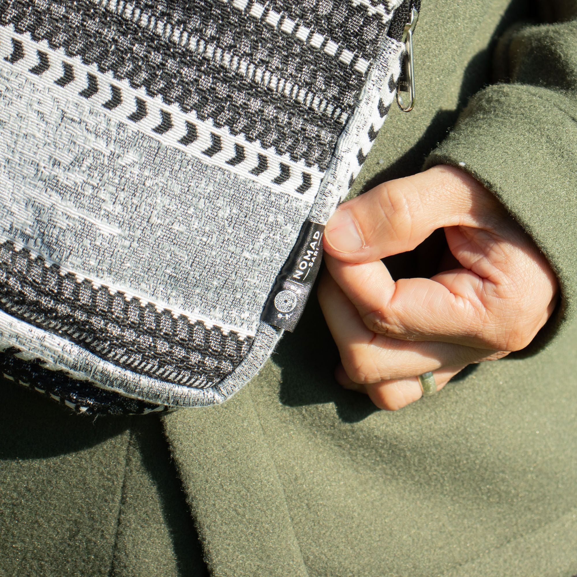 Jacquard-Naturtaschen - Urban Caravan - Umhängetasche