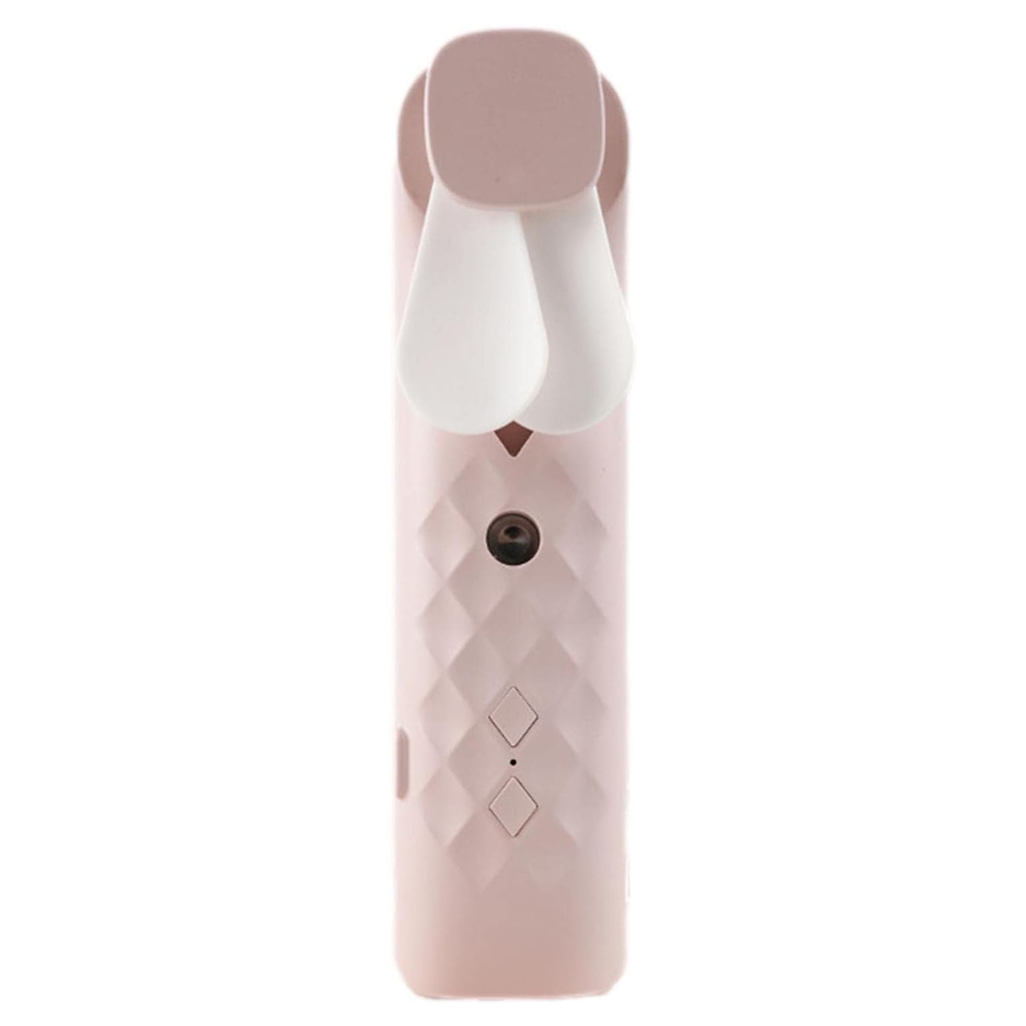 Ventilatore per il viso con nebulizzazione fine rosa e spray - ricaricabile tramite USB